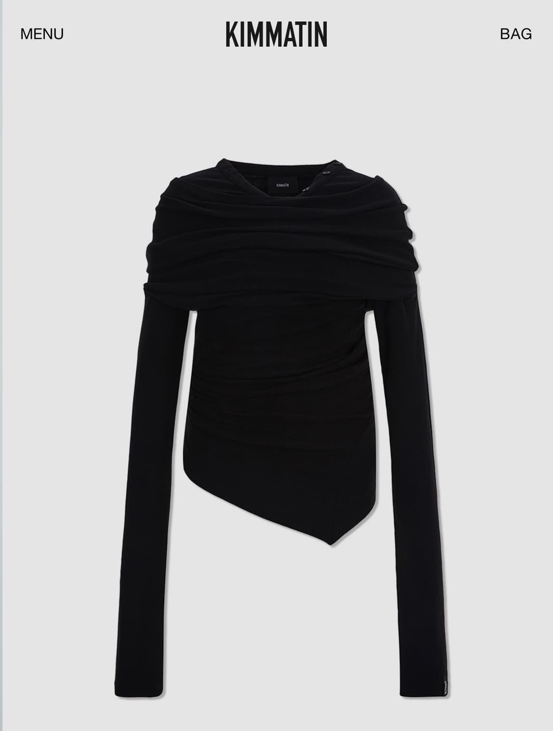 KIMMATIN 롱슬리브 블랙  상품이미지1