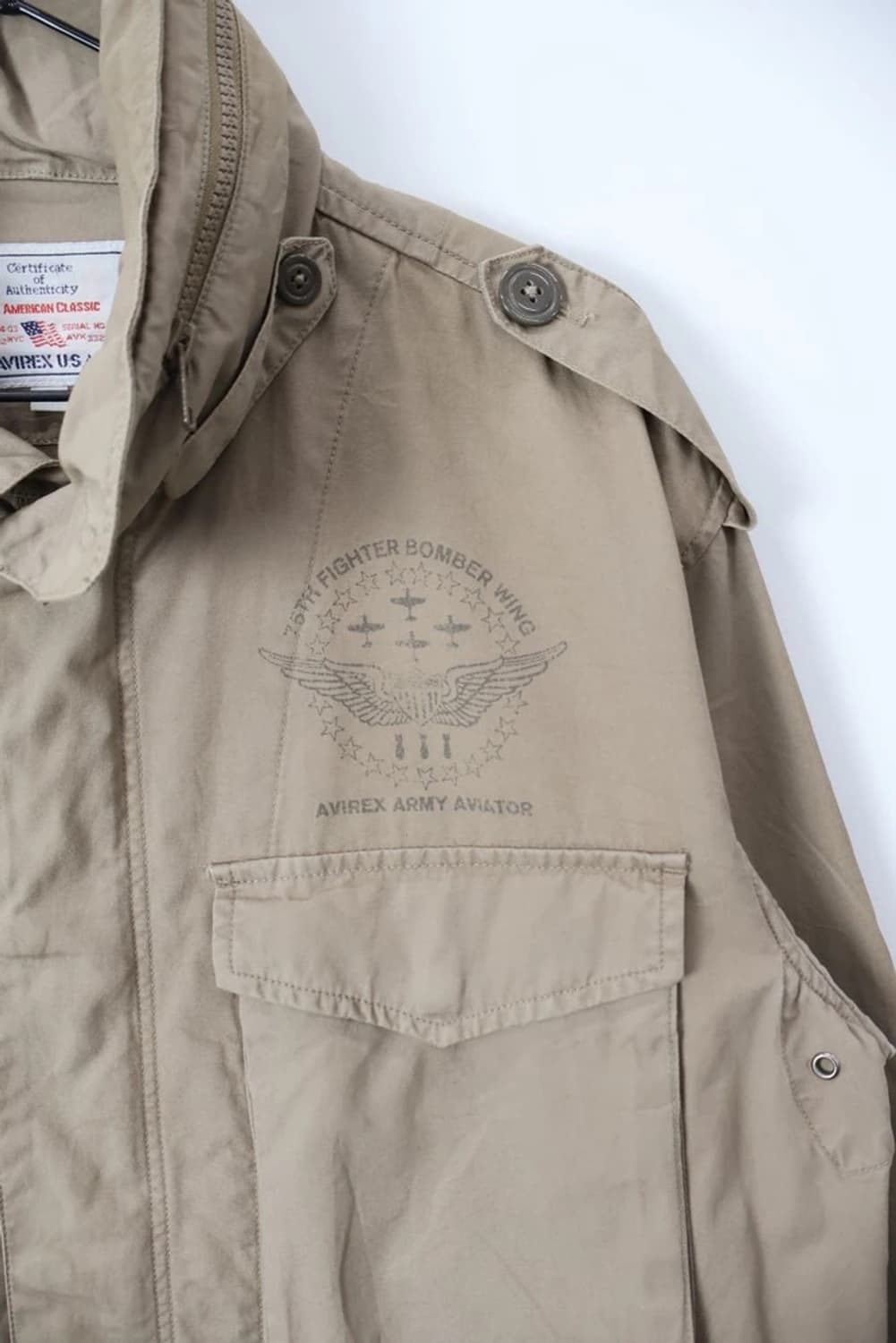 00's Avirex Field Jacket Beige 상품이미지6