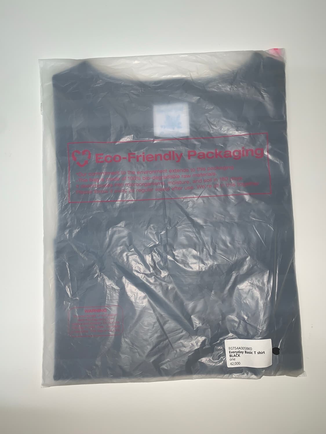 Everyday basic t-shirt / BLACK 상품이미지6