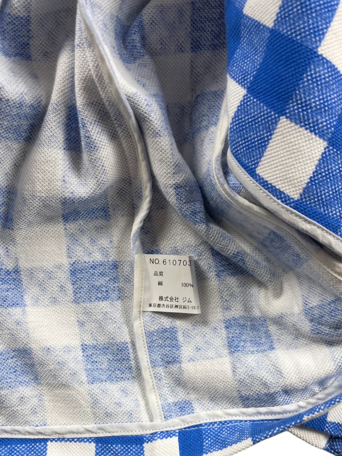Vintage(Made in japan) 블루체크 블레이져 상품이미지5