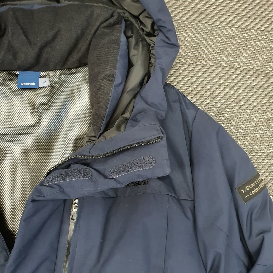 리복 겨울 롱 패딩 남자105 상품이미지3