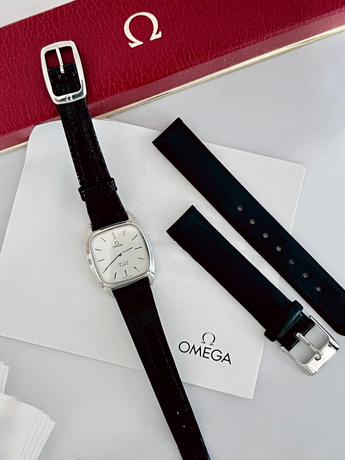 오메가 드빌  스퀘어 여성 시계 상품이미지8