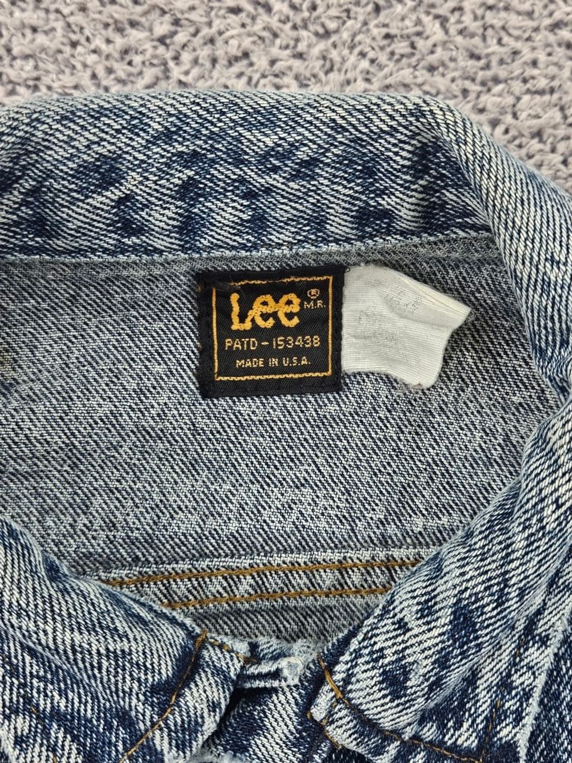 8~90's USA LEE 데님 자켓 ( M추정 ) / 11964 상품이미지9