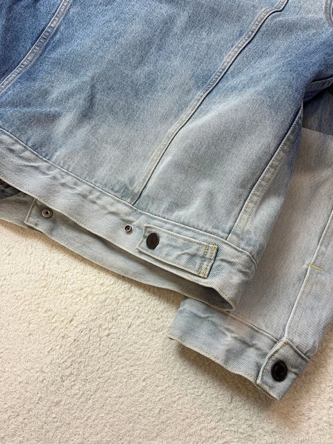 리바이스 00's 양털 아이스 워시드 데님 트러커 자켓 PN6112    상품이미지7