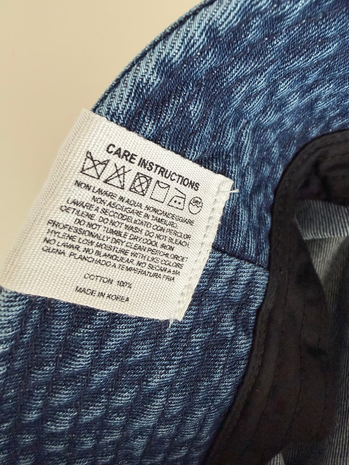 슬리피슬립 데님 버킷햇 상품이미지5