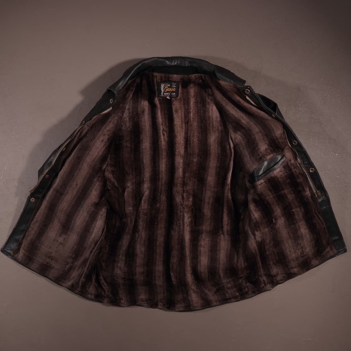90s 빈티지 레더 카코트 가죽자켓 상품이미지4