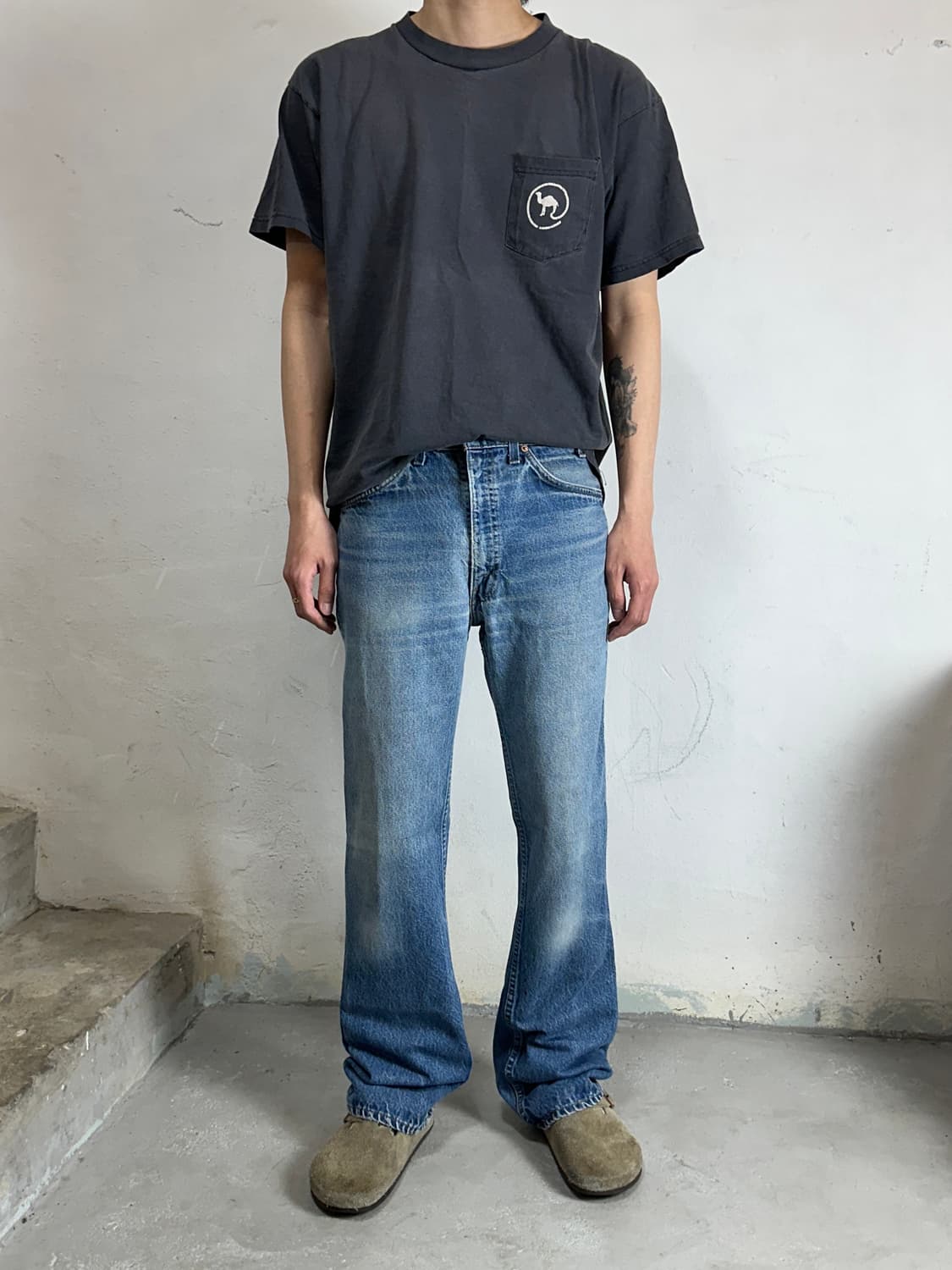 80's USA 빈티지 리바이스 517 오렌지탭 체인스티치 상품이미지4