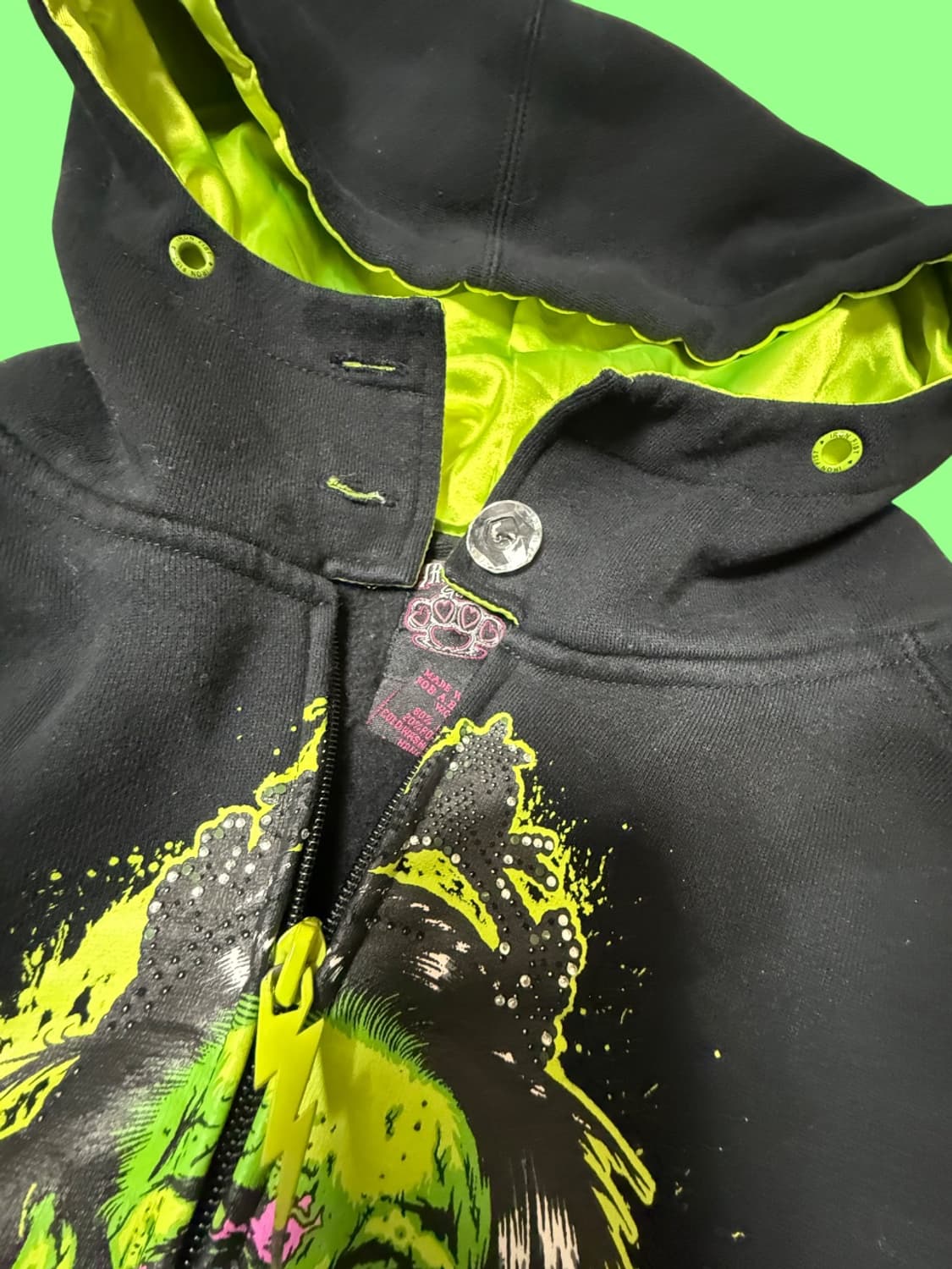 iron fist 좀비 후드집업 상품이미지2