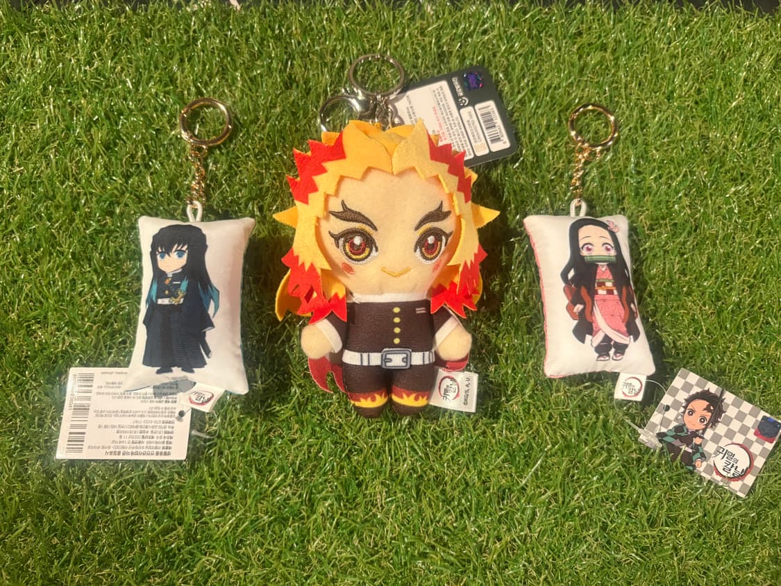 [새상품] 귀멸의칼날 키링 3개 상품이미지1