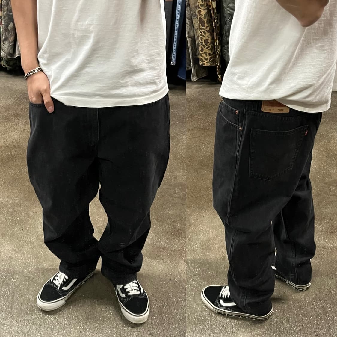 00s 리바이스550 블랙진 (36“) 상품이미지1