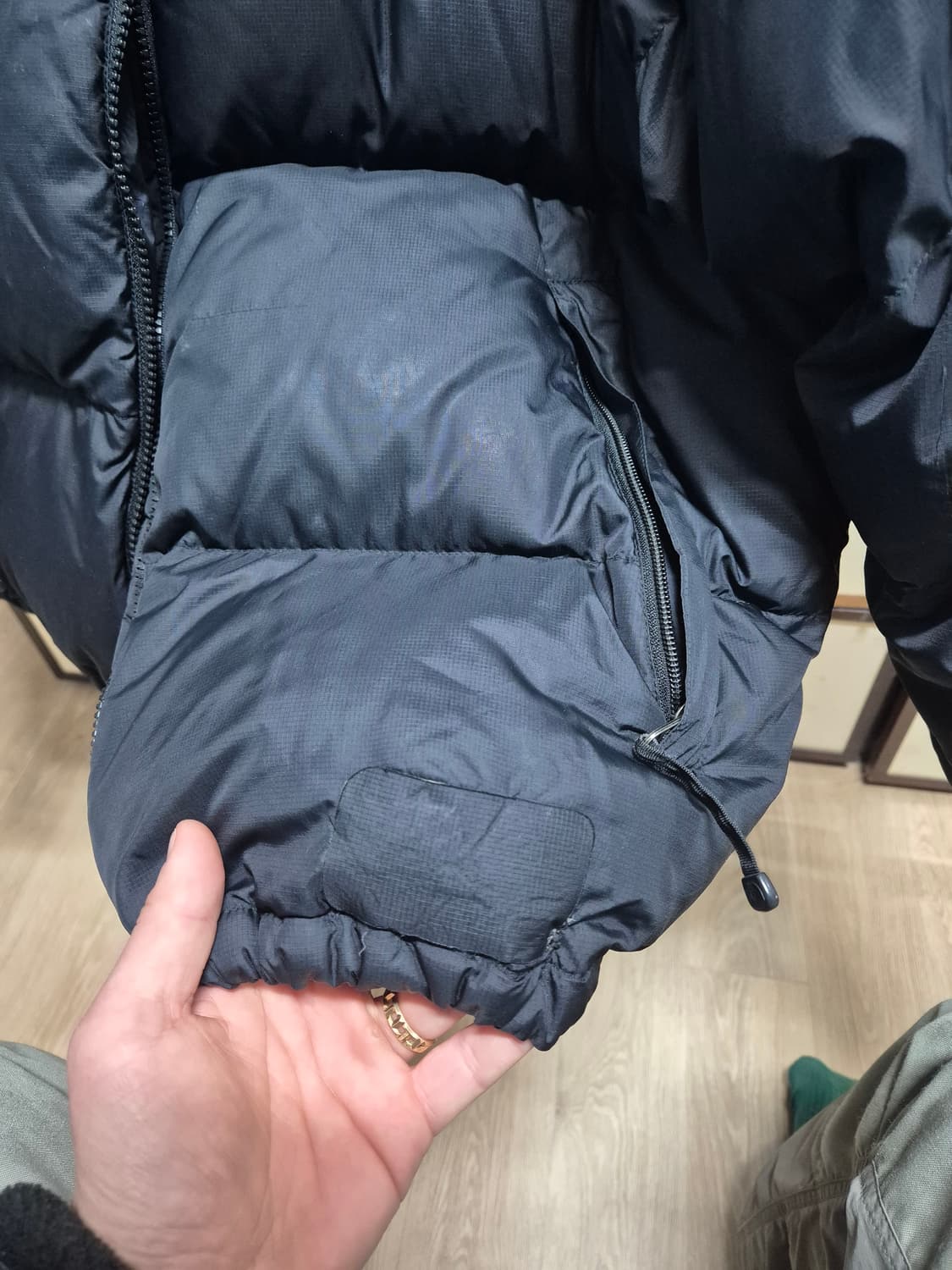 [105] 노스페이스 눕시 블랙 검정 xl 구형 패딩 푸퍼 상품이미지7