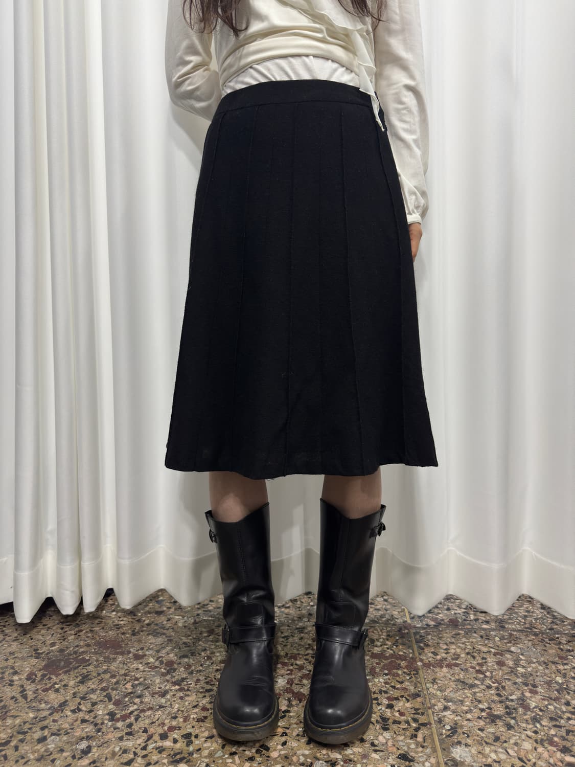 wool midi skirt 상품이미지1