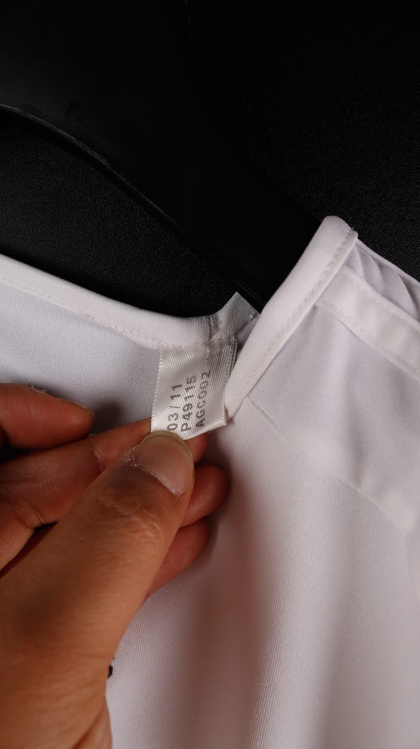 아디다스 흰색 반팔 축구유니폼 #12 상품이미지3