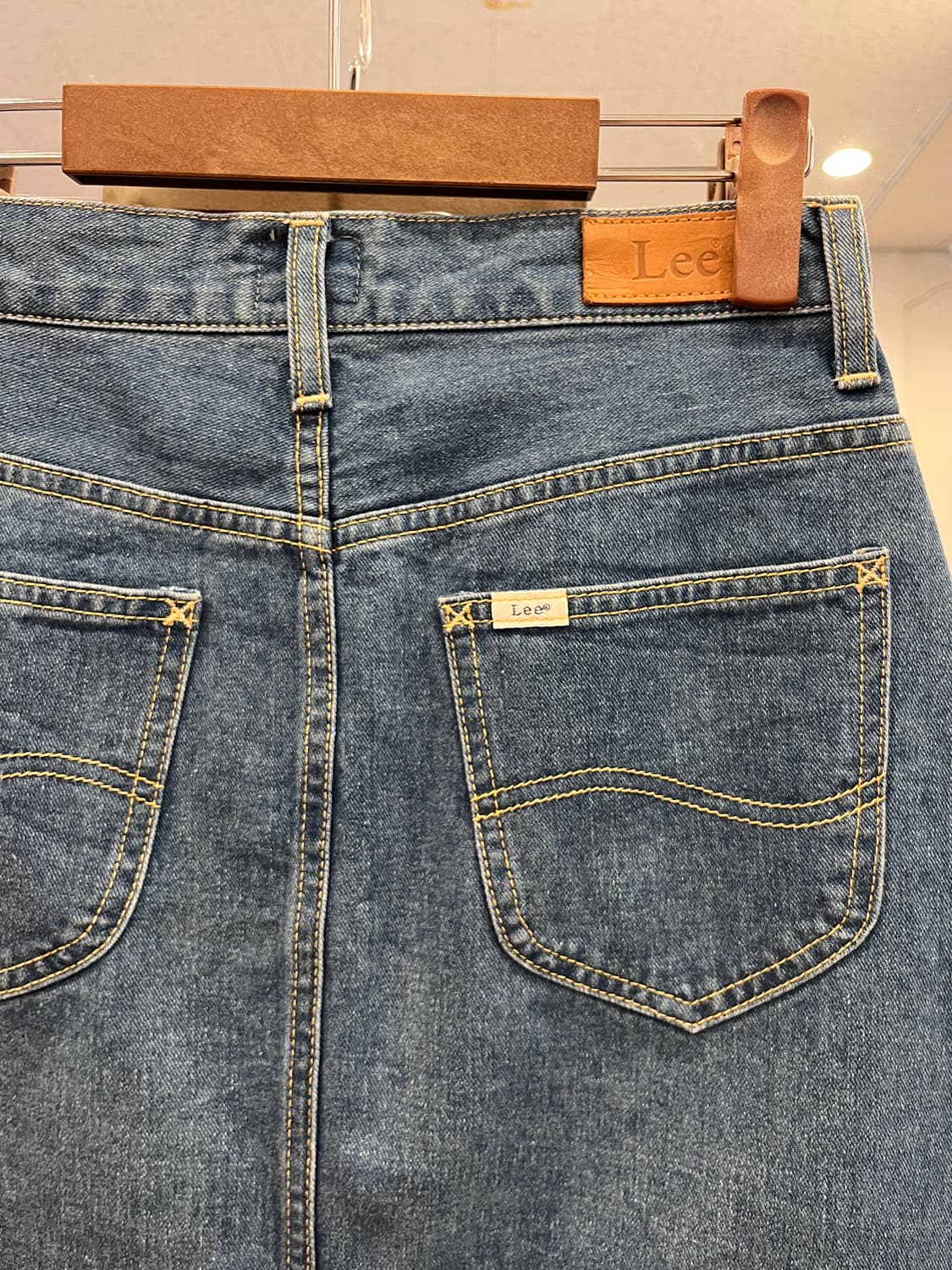 Lee 리 데님 스커트 (28inch) 상품이미지5