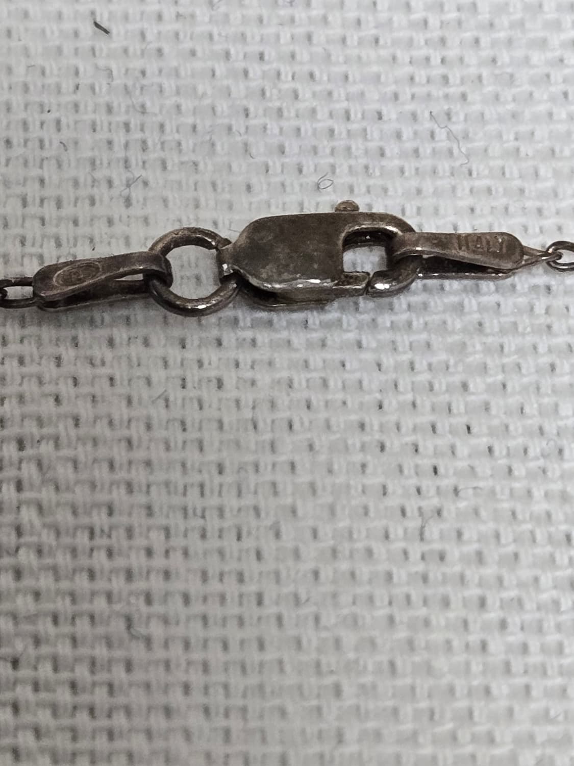 
빈티지 실버 925 이탈리아 드롭 네크리스 그린 블루 글라스 참 상품이미지8