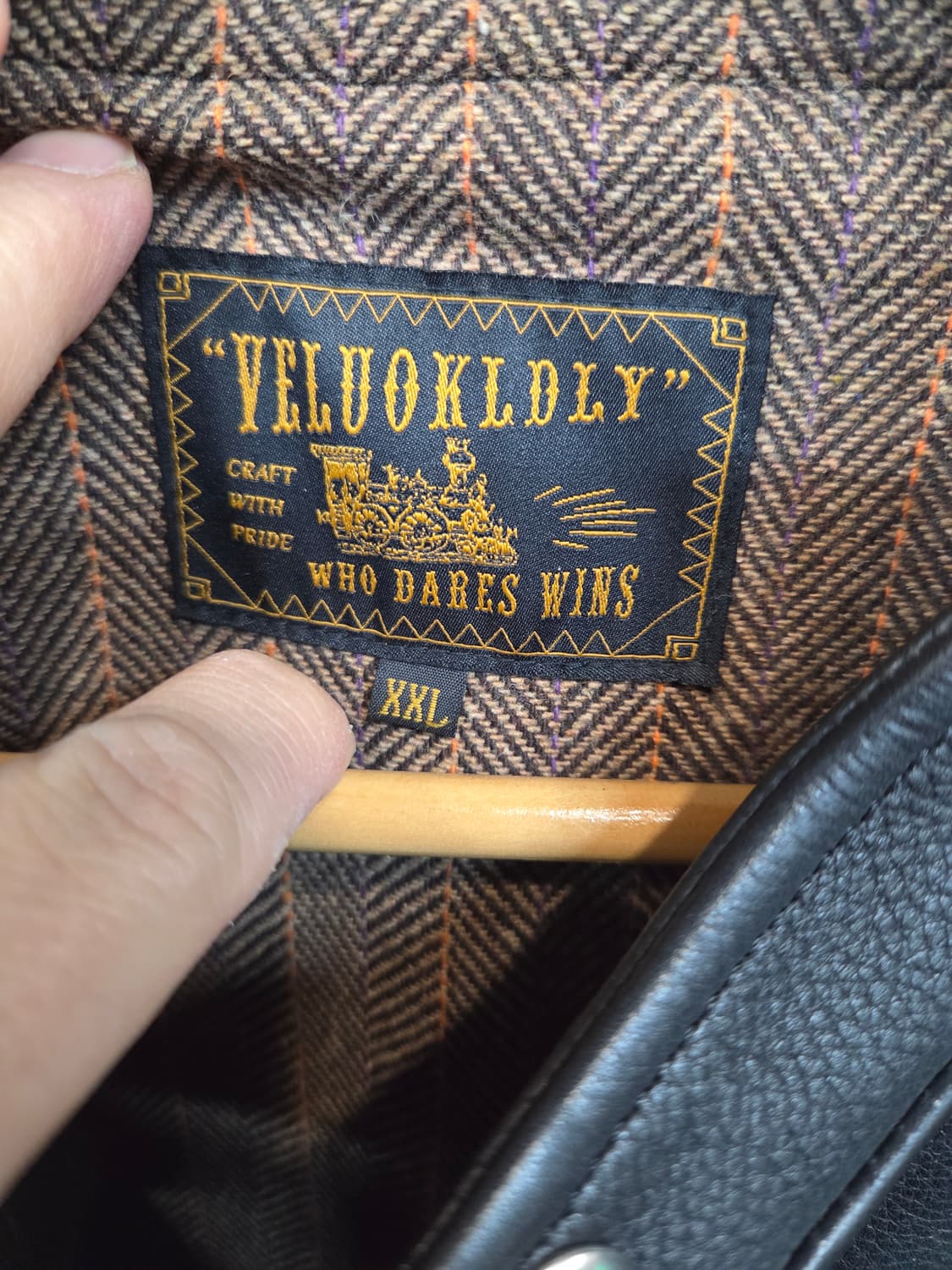 Veluokldly 100프로 소가죽 라이더 자켓 xxl 상품이미지3