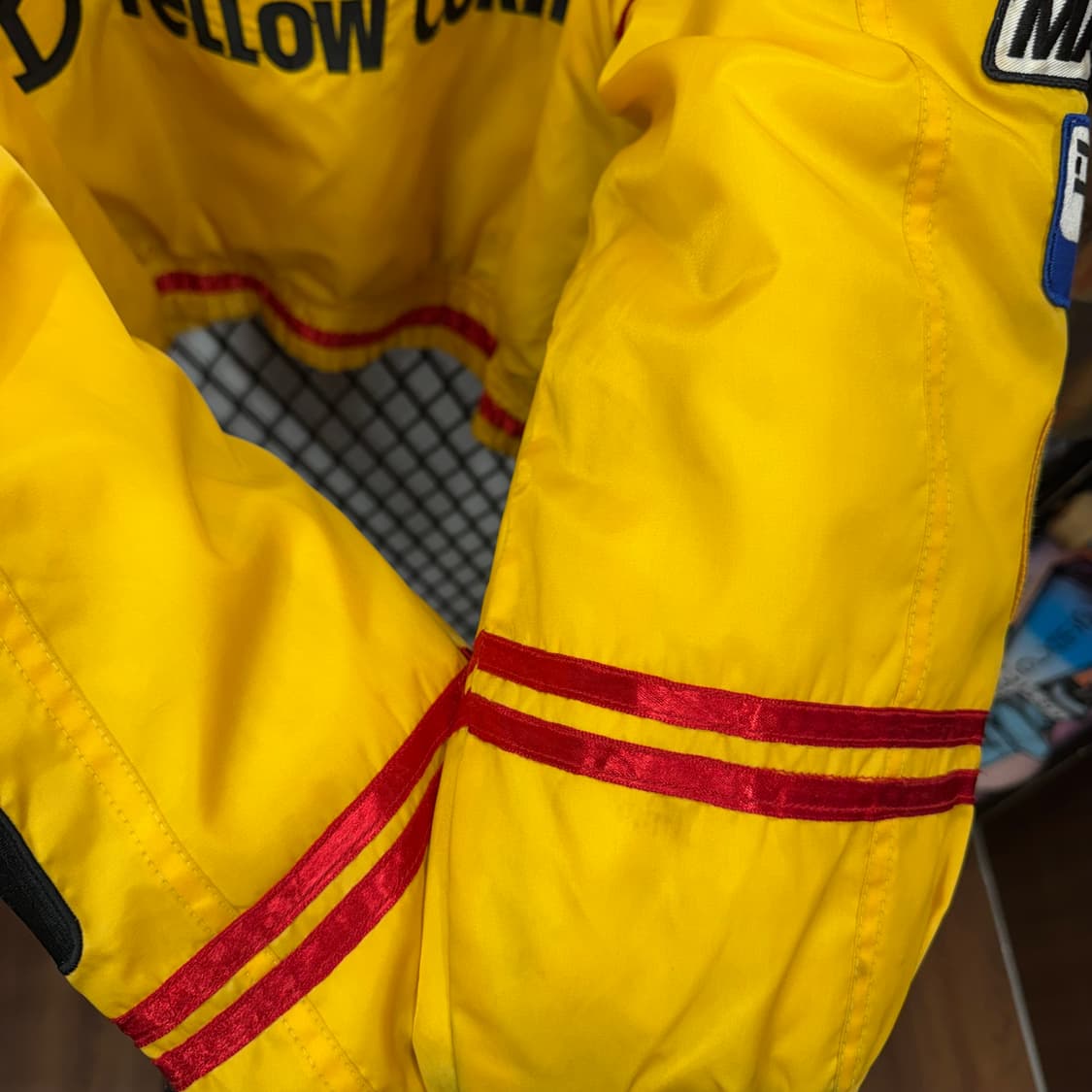 00s 옐로우 콘 레이싱 BRP 레터링 패치 디테일 레이싱 자켓 옐로 상품이미지9