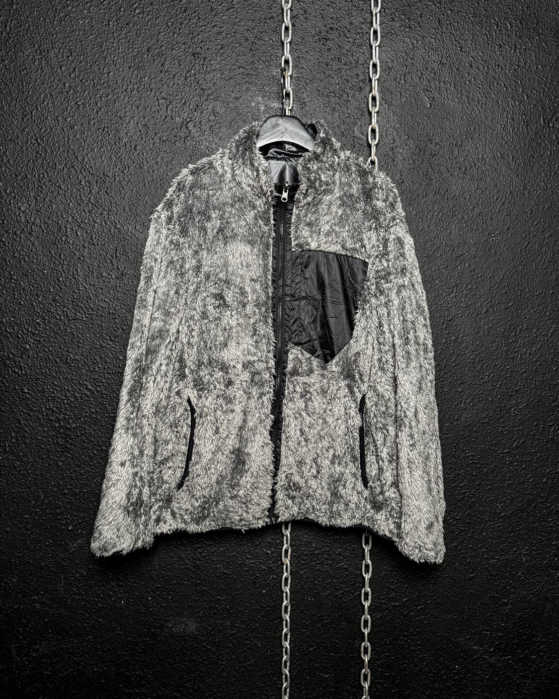Reversible Faux Fur × Glossy Nylon Jacke 상품이미지9