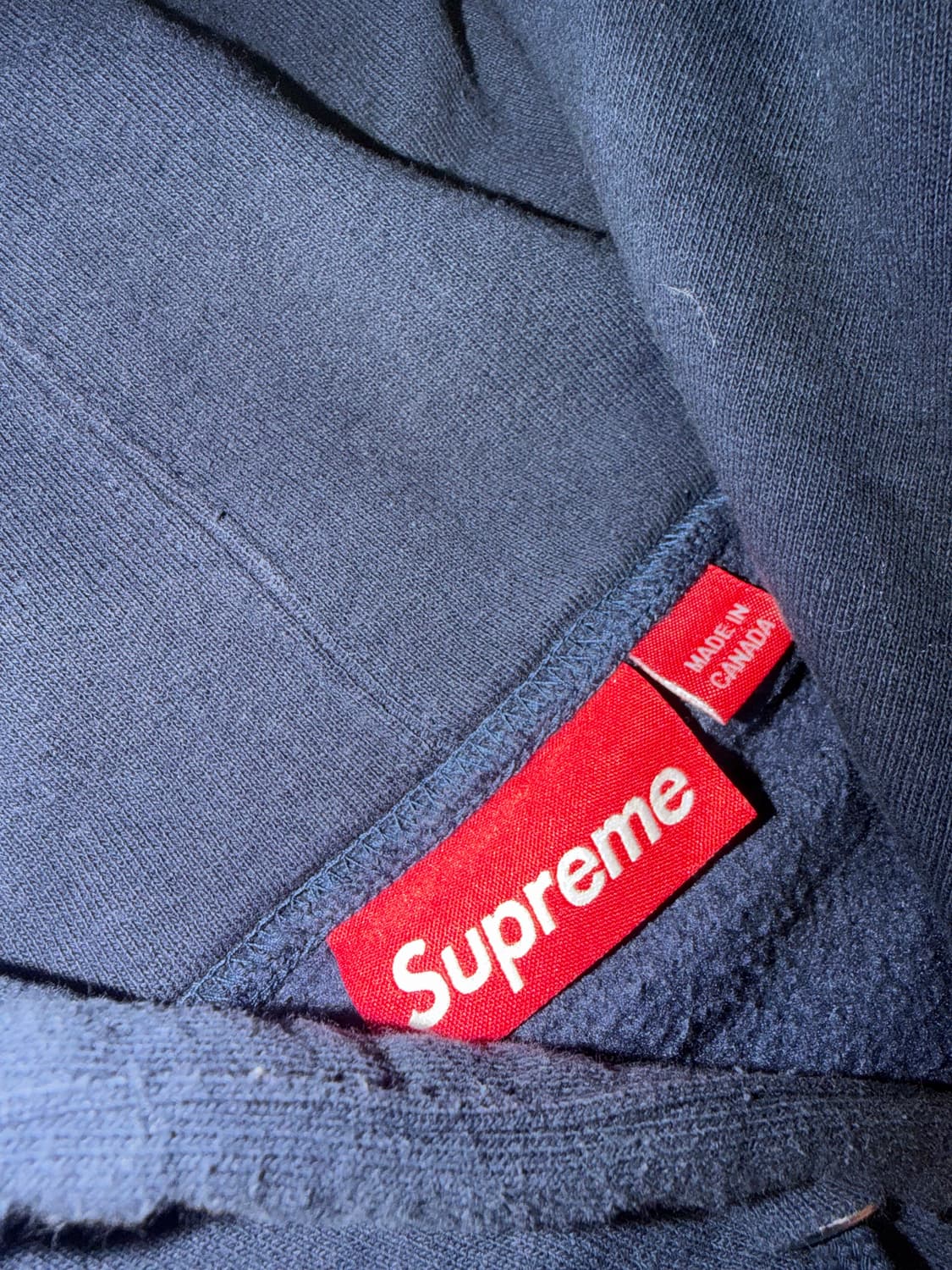 슈프림 스몰 박스 후드 스웨트 셔츠 네이비 L 상품이미지3