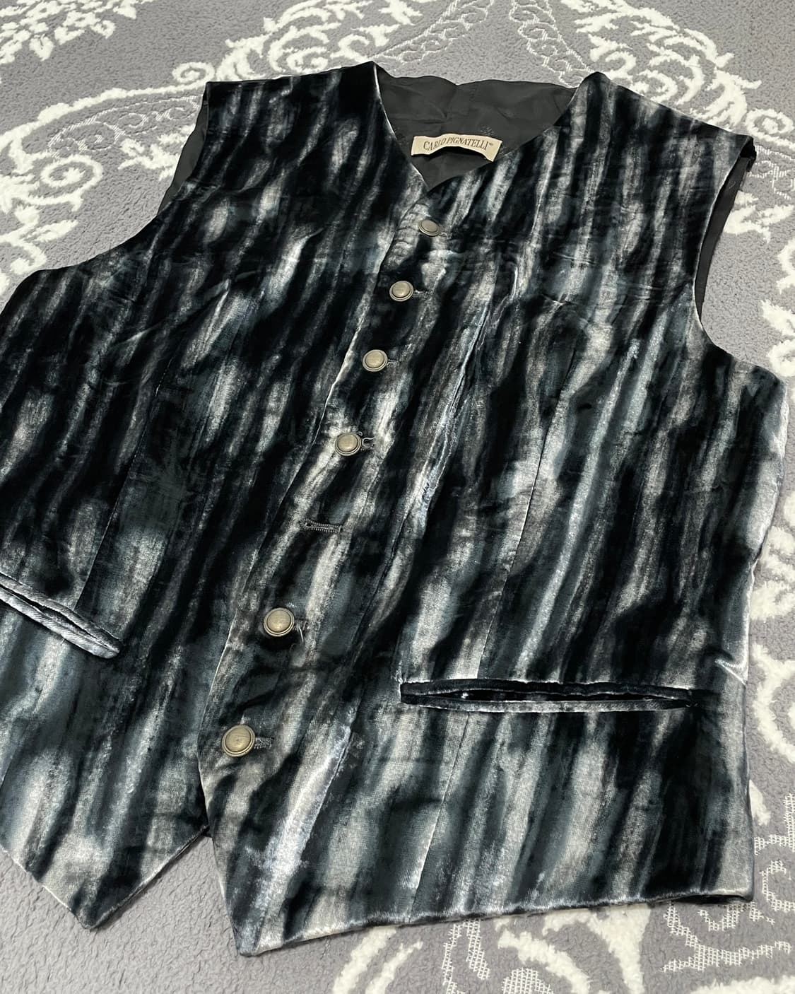 Carlo Pignatelli Shiny Patterned Vest 상품이미지2
