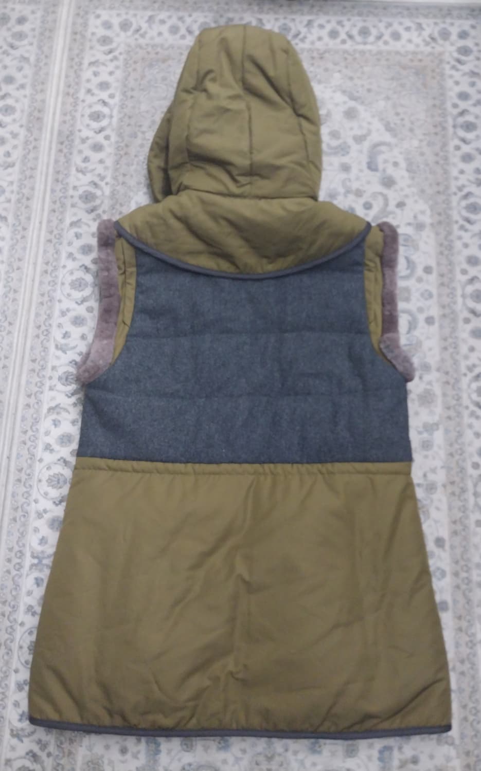 질바이질스튜어트 후드 퍼 베스트 패딩 조끼 M (후드분리됨) 상품이미지3