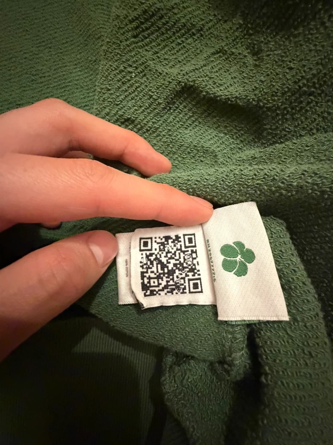 데님티어스 후드집업 그린 L  상품이미지5