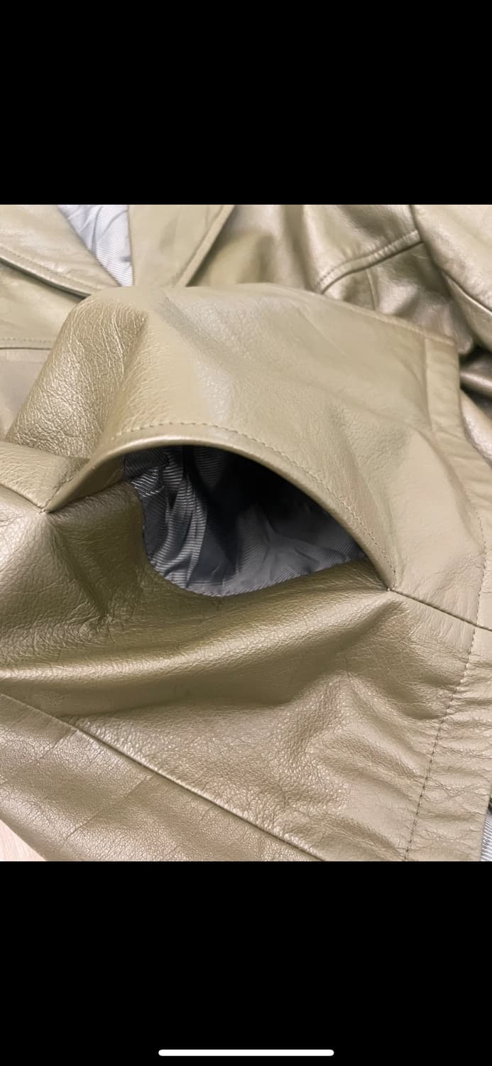 올리브 리얼레더자켓 소가죽  상품이미지5