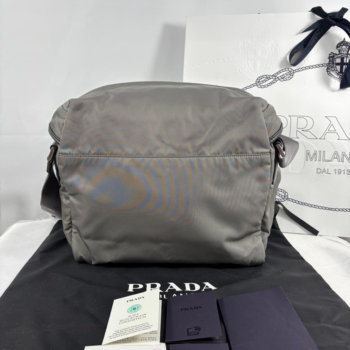 (풀구성,새상품급)신형 프라다 리나일론 숄더백 2VD062 상품이미지6