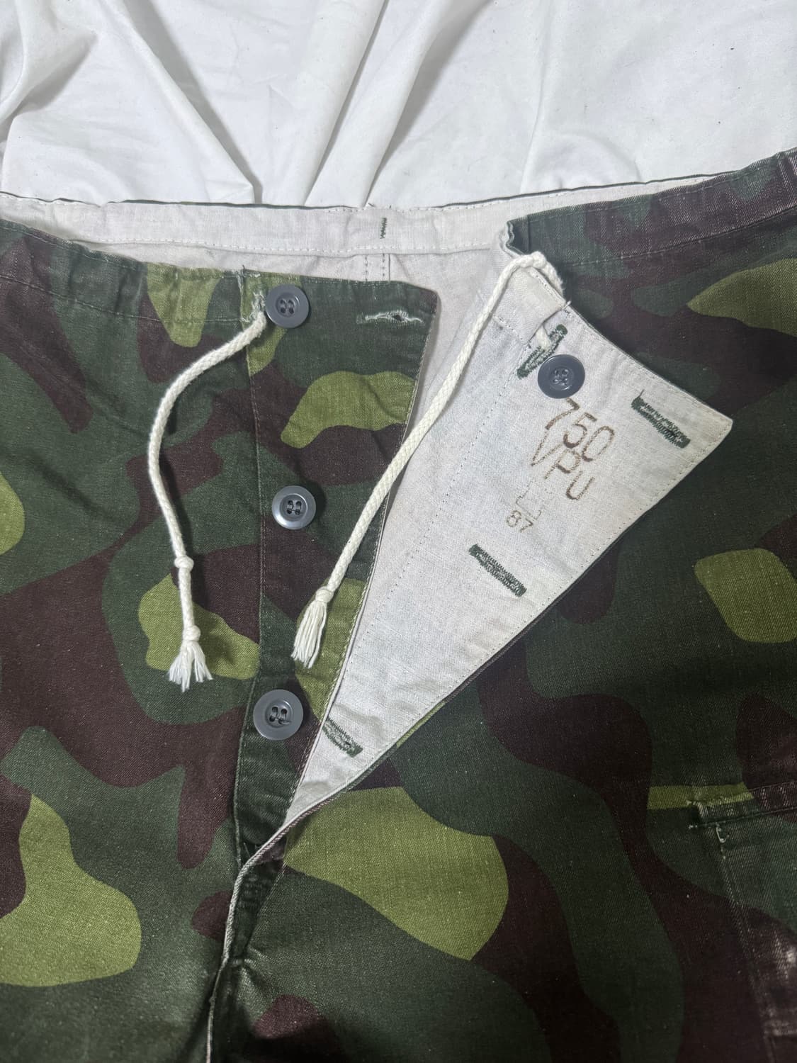 80s 핀란드군 m62 리버시블 카모 오버 팬츠 nhogirl 상품이미지7