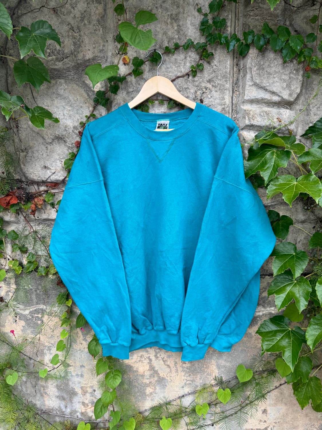 90s tultex 무지 헤비코튼 made in usa 맨투맨 스웻셔츠 상품이미지1