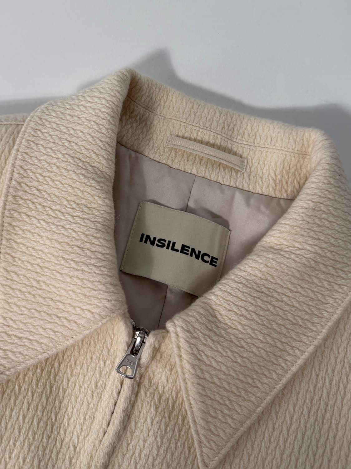 인사일런스 루즈핏 울 트위스티드 투웨이 블루종 자켓 상품이미지4