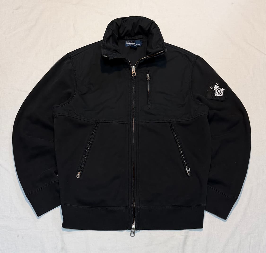폴로 랄프로렌 닻패치 하이브리드 투웨이 집업 자켓 블랙 상품이미지1