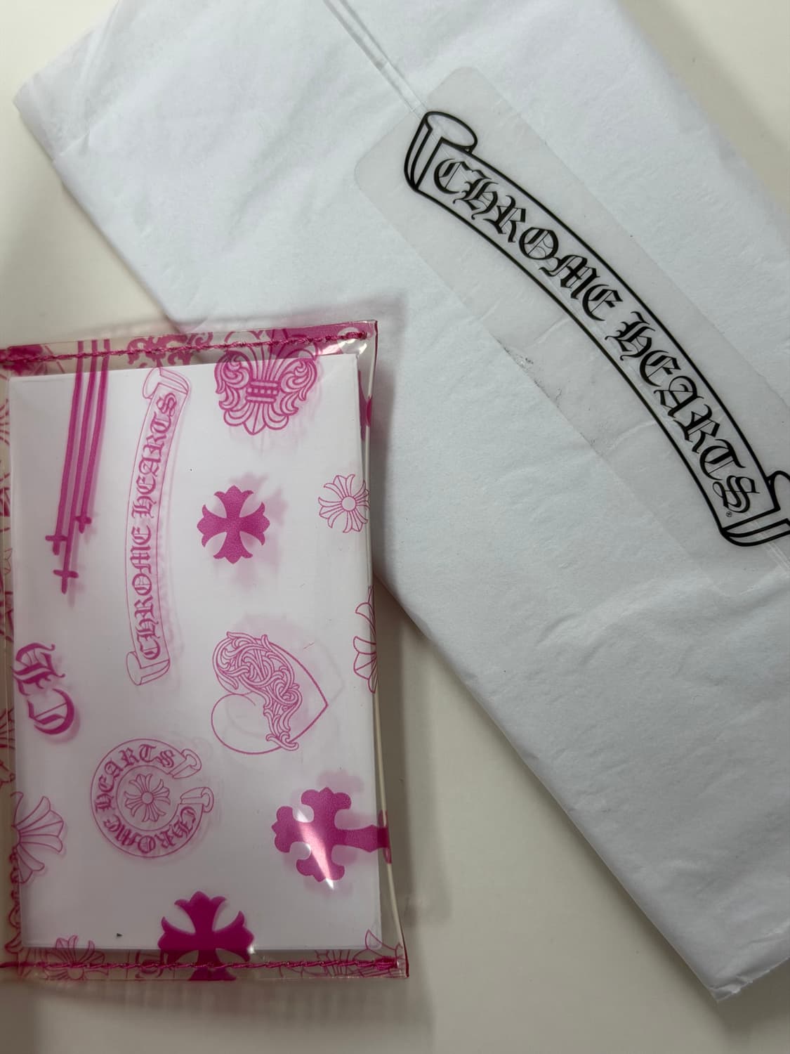 크롬하츠 pvc 지갑 핑크 상품이미지2