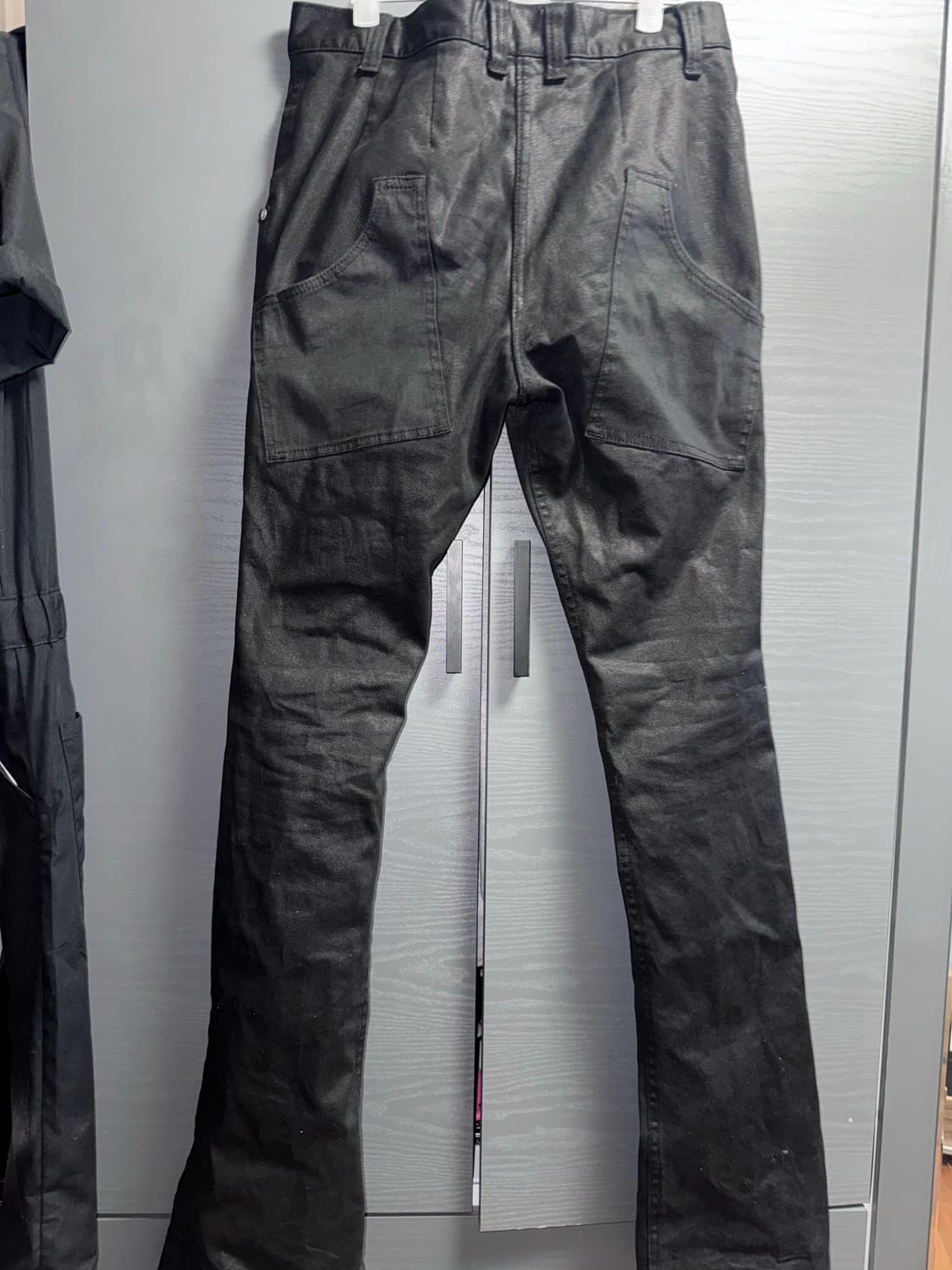 카그루 kagru 코팅데님 플레어진 상품이미지2