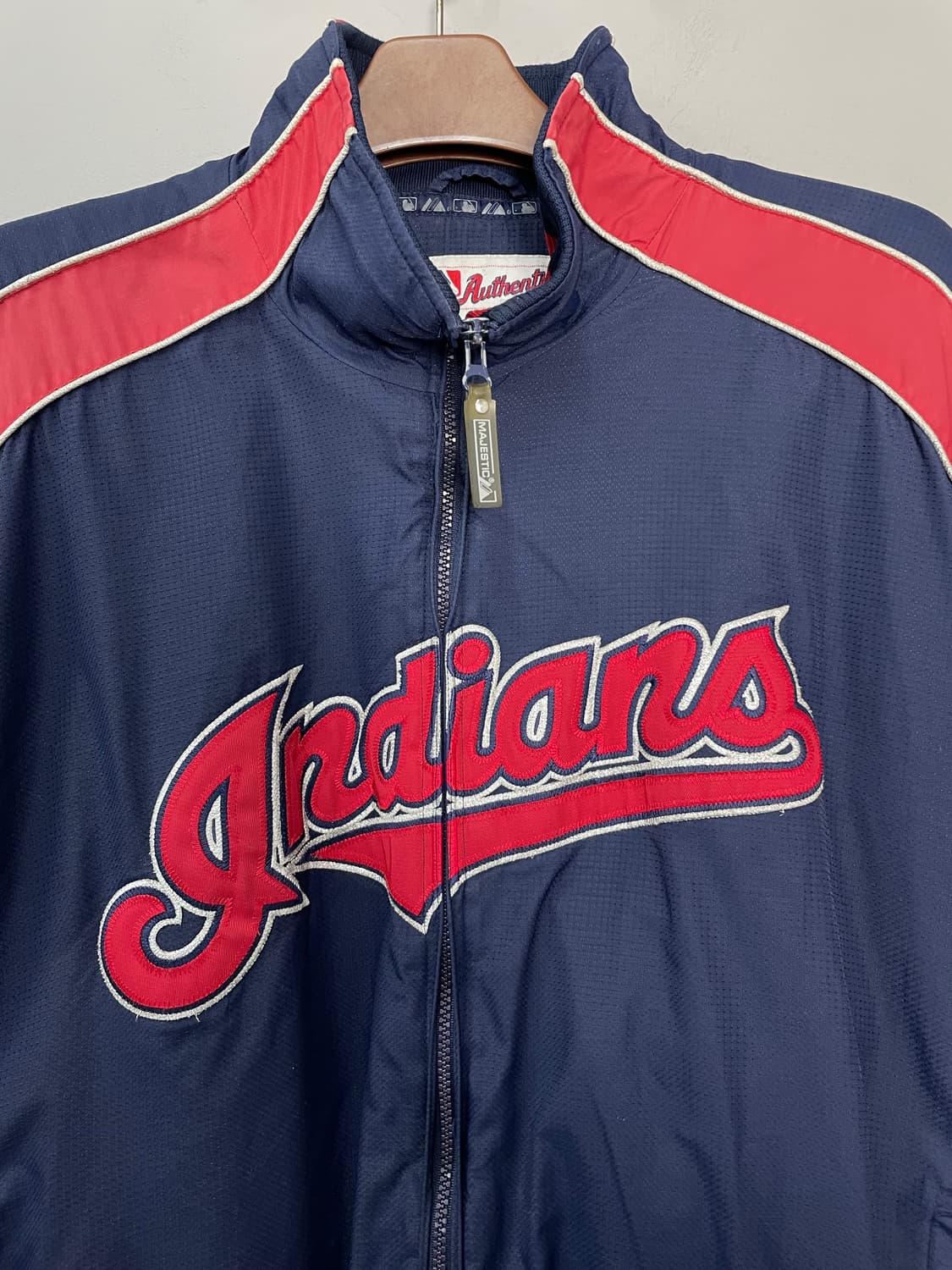 마제스틱 90s 올드스쿨 클리브랜드 인디안 자켓 H2212 상품이미지3