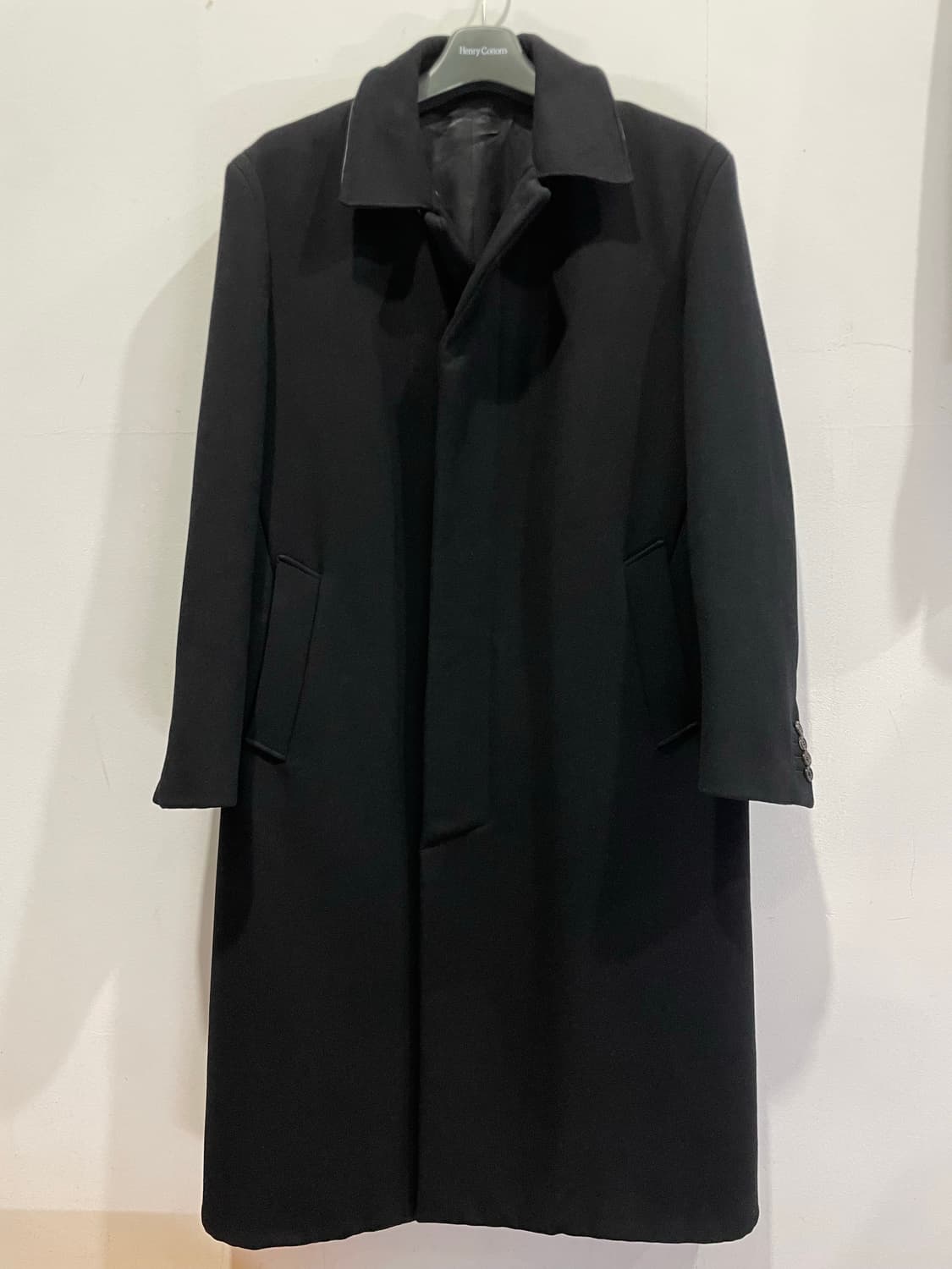 루이비통 블랙 롱 울 코트 50 정품 상품이미지1