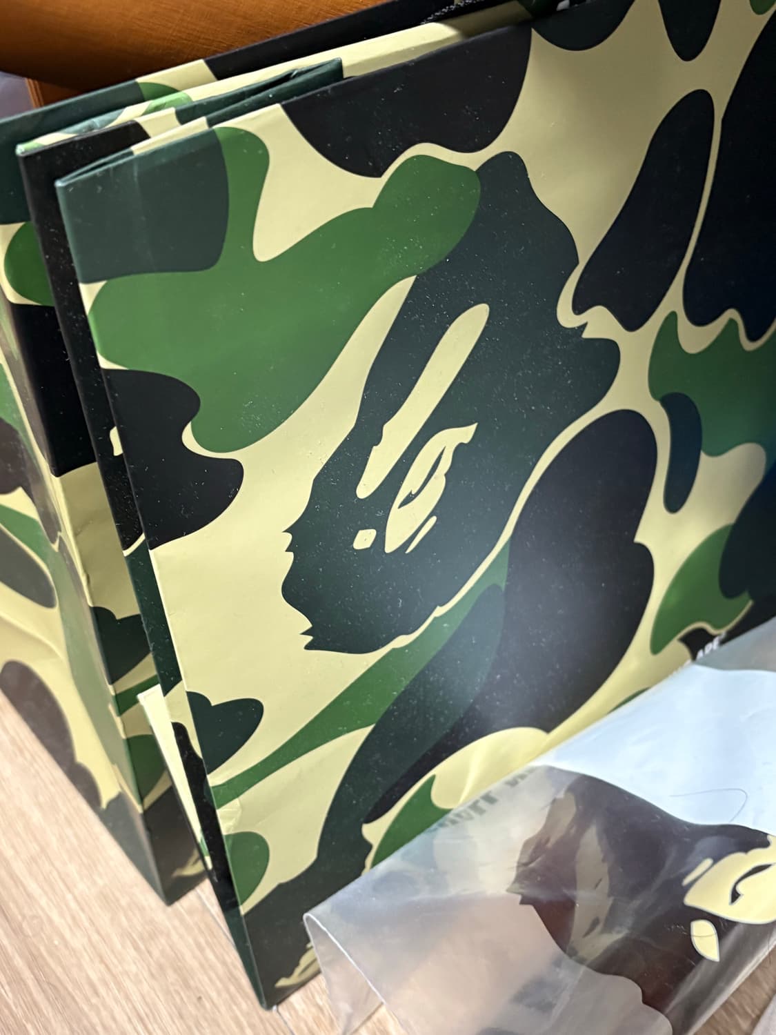 베이프 마블링 카모 오버핏 맨투맨 XL 상품이미지6