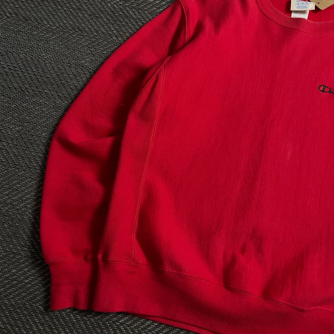 챔피온 리버스위브 미니멀 레드 스웻 셔츠o 4732 상품이미지3