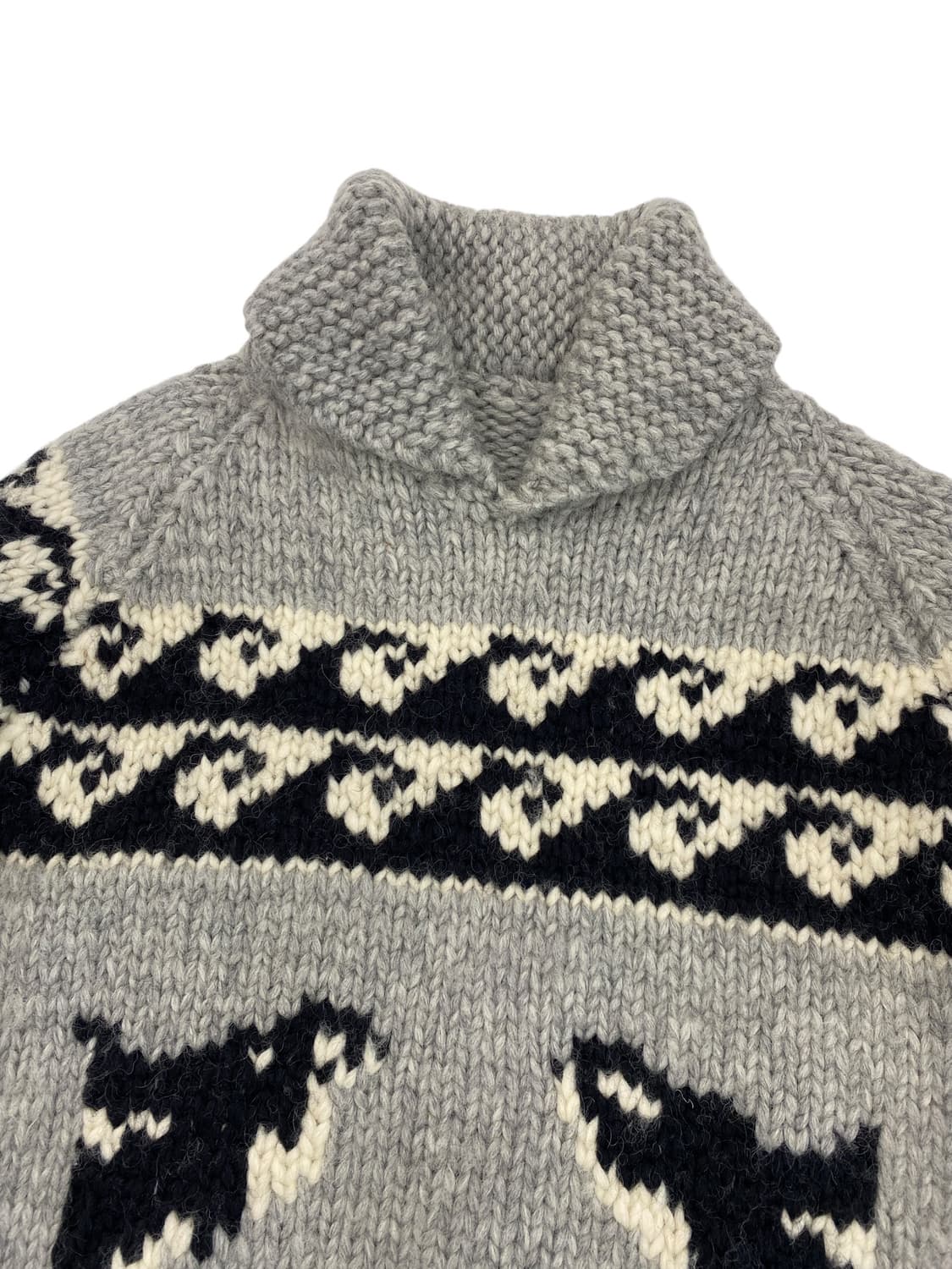 Killer Whale 헤비울 코위찬 풀오버 스웨터 상품이미지4