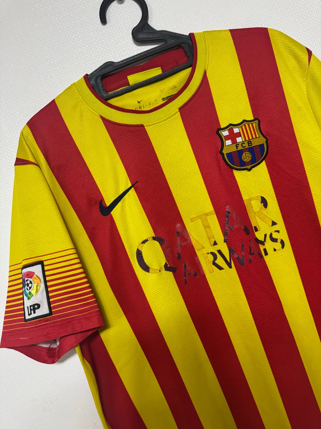 나이키 바르셀로나 13-14 어웨이 축구 유니폼 반팔 상품이미지2