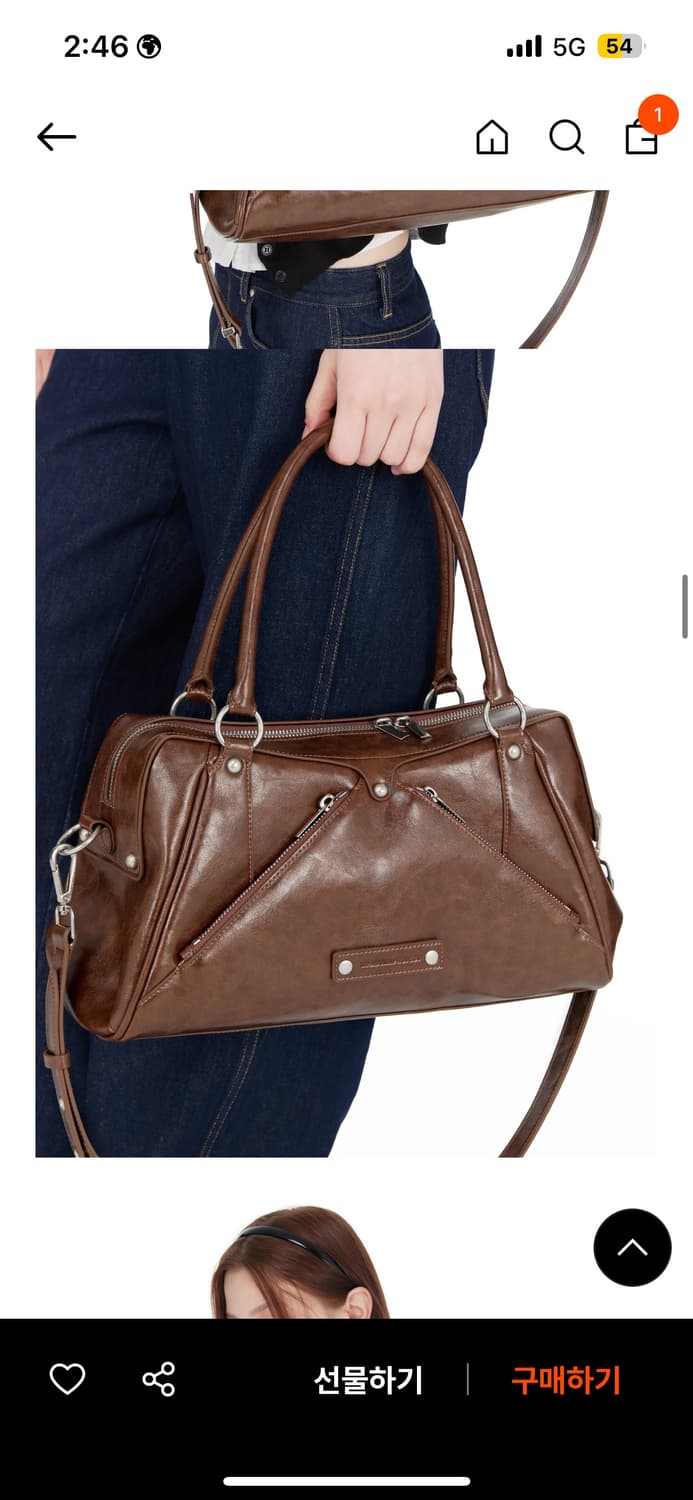 썬번프로젝트 MOS백 모스백 브라운 상품이미지2