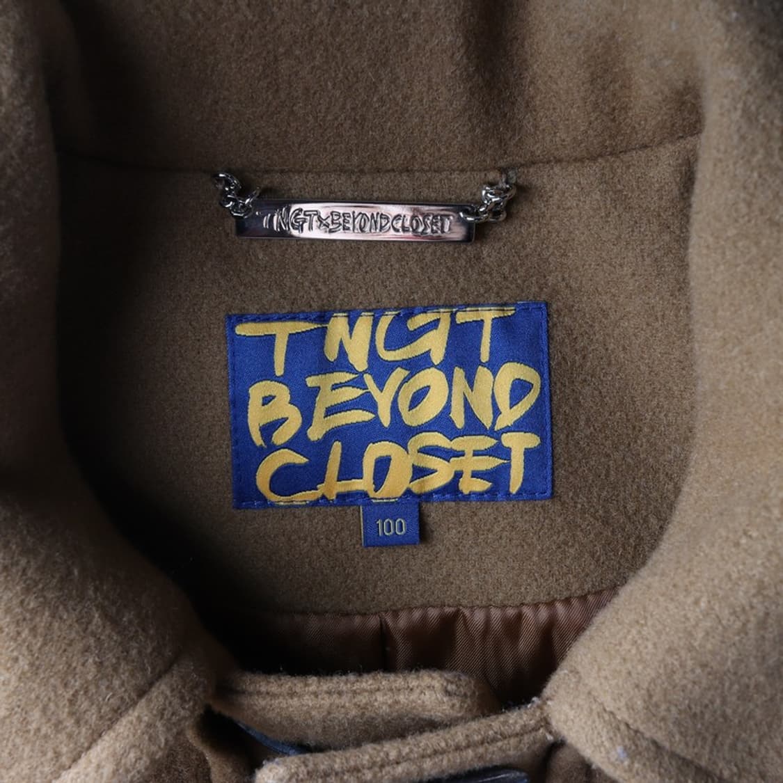 TNGT X 비욘드클로젯 콜라보 울 블렌드 더플 코트 카멜 L 상품이미지7