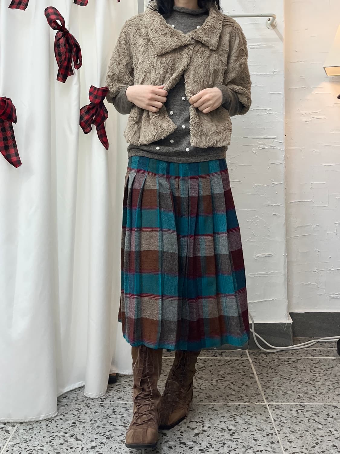 teddy vest jacket 상품이미지3