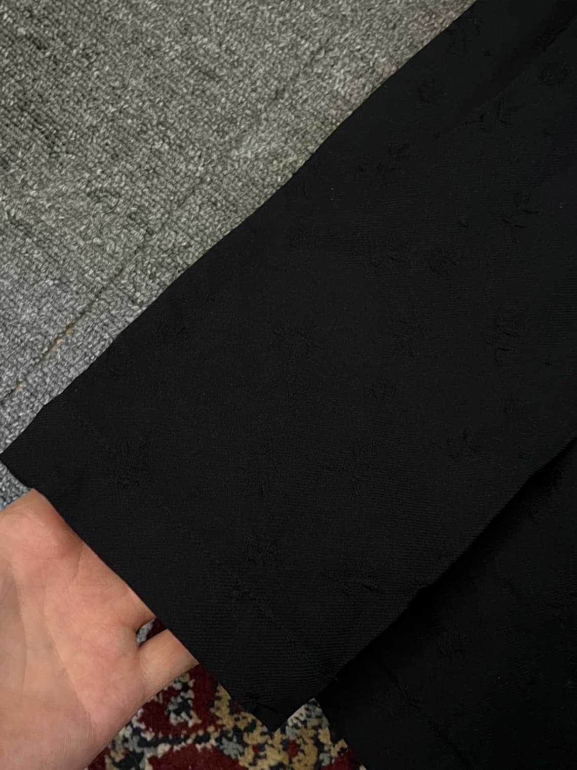 comme des garcons homme plus 축융 폴리 자수 자켓 상품이미지4