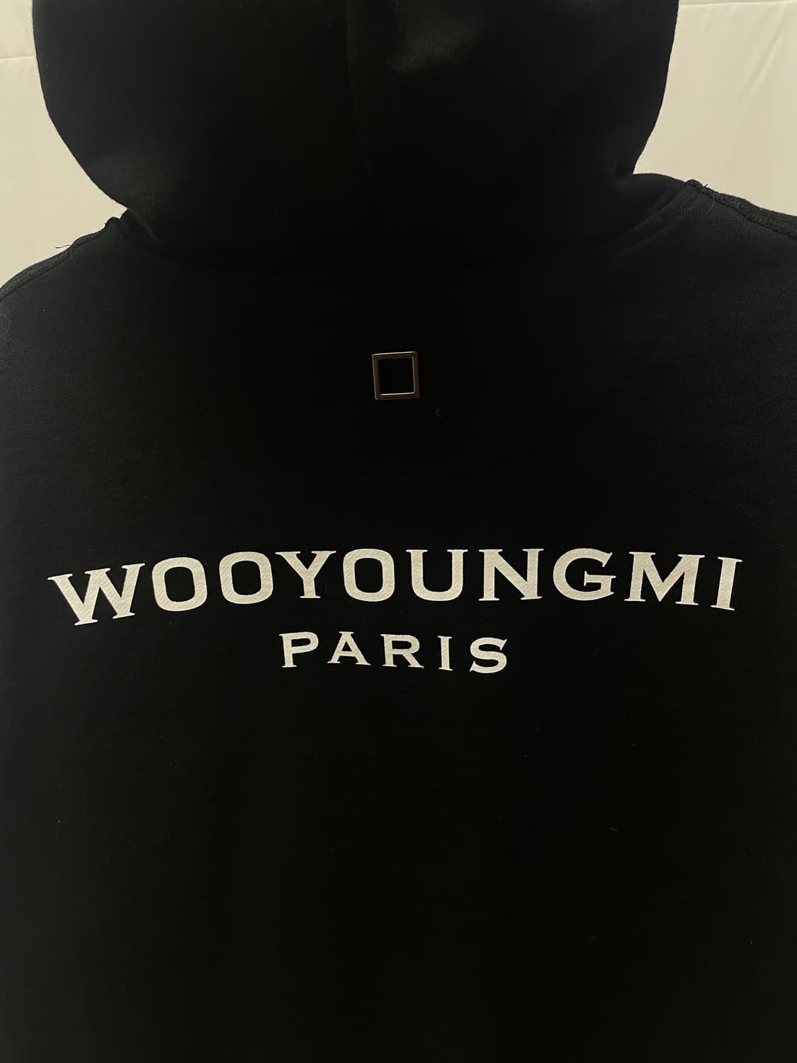 [N/택구성] 우영미 백로고 후드집업 블랙 [44] 상품이미지5