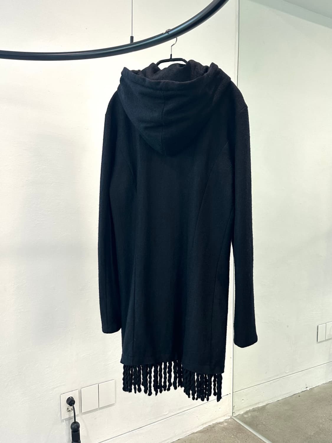 울 프린지 더플 코트 상품이미지6