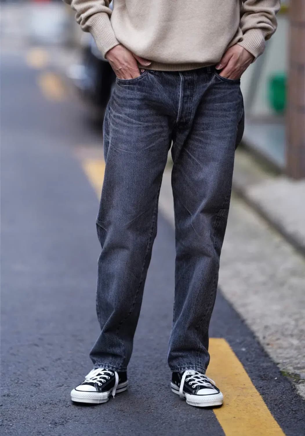 헤릴 XX 데님 블랙 1사이즈 판마 상품이미지9