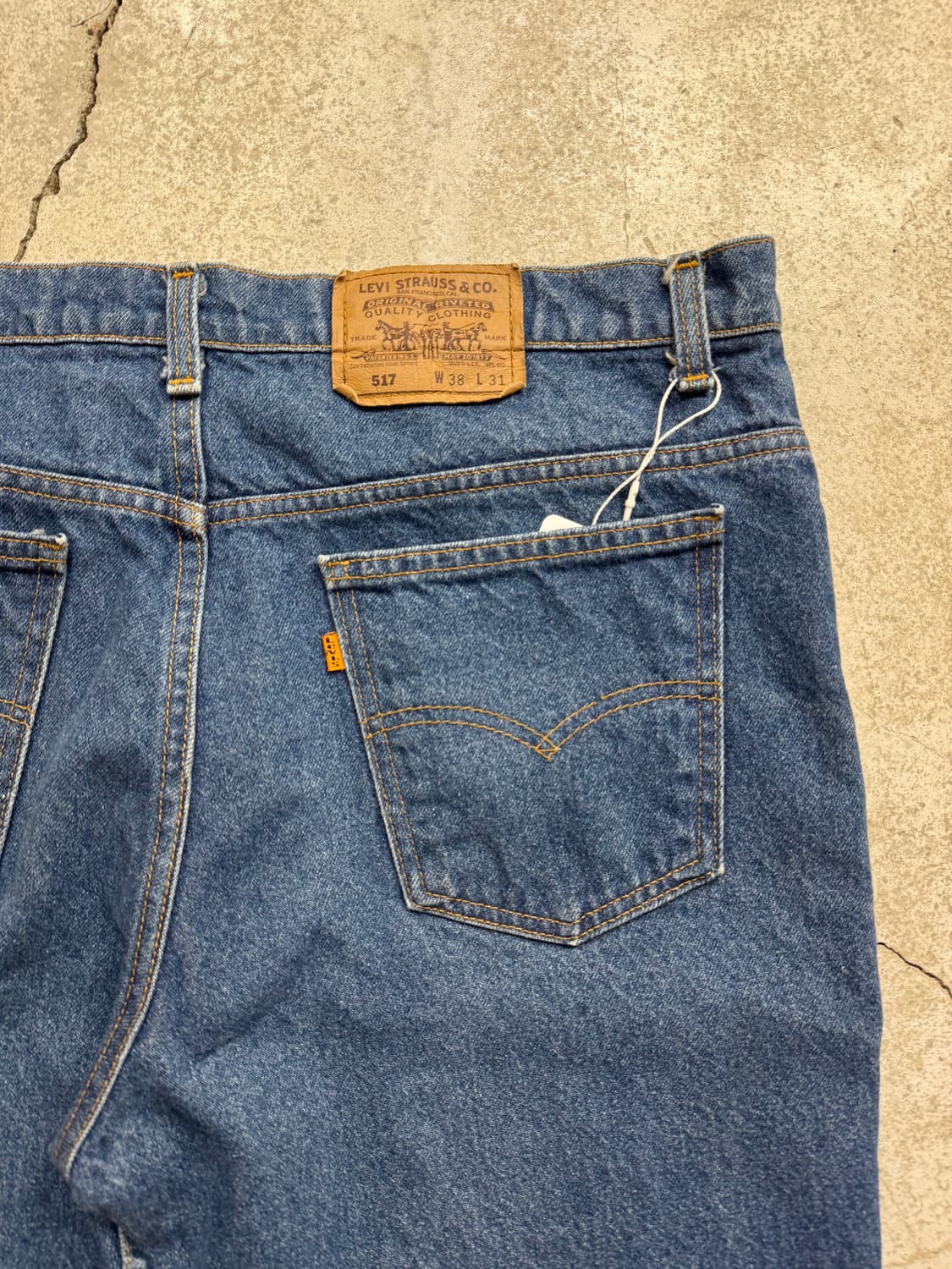 90s 리바이스 517 부츠컷 데님팬츠usa 상품이미지5