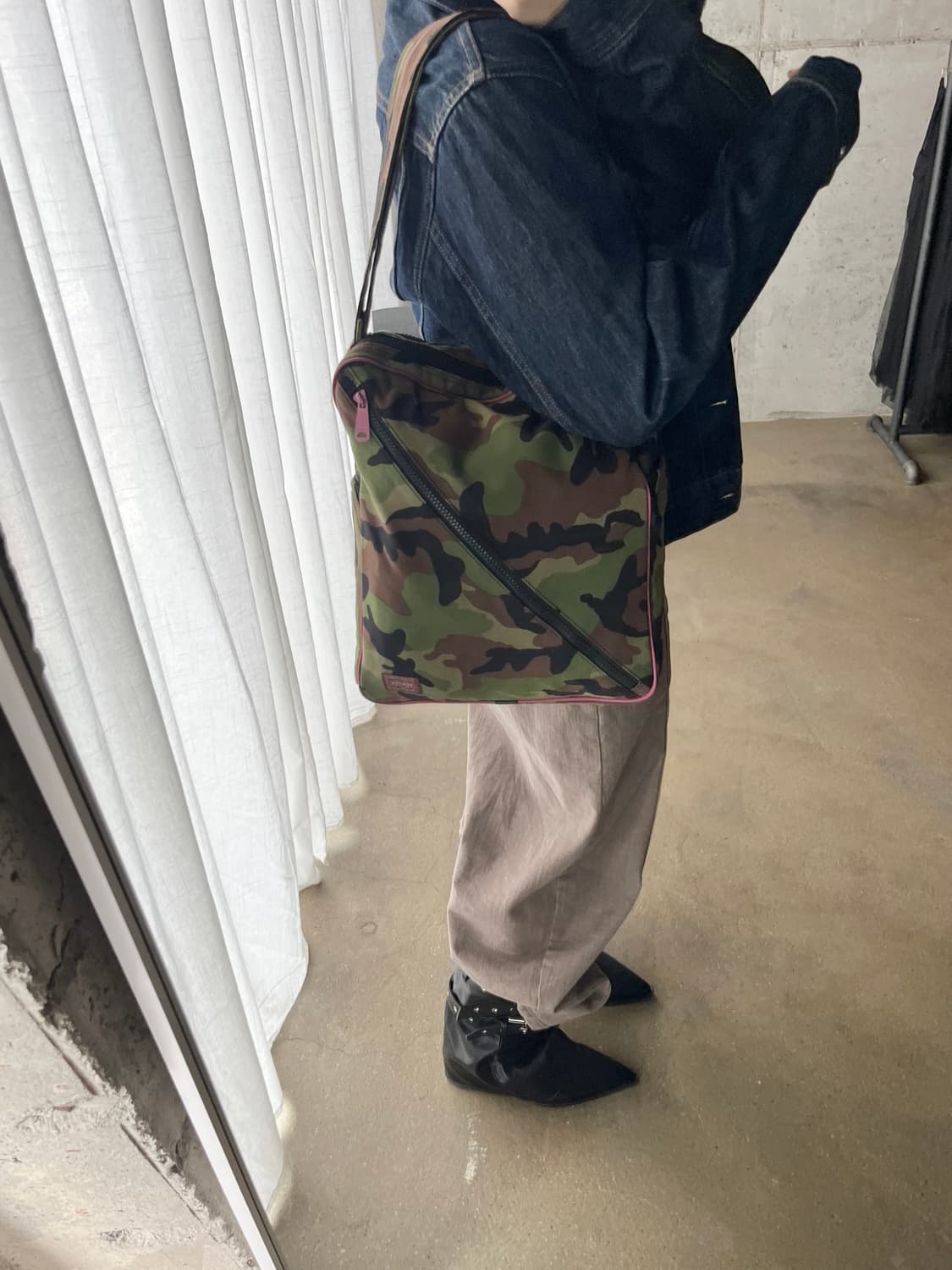 Porter 포터 핑크 라벨 카모플라쥬 백 상품이미지2