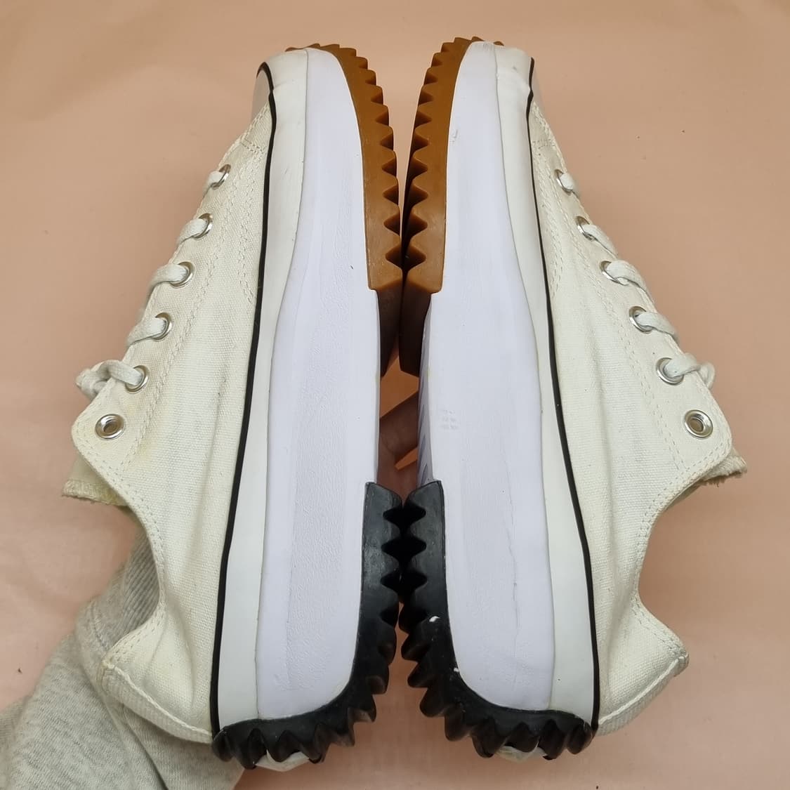 컨버스 런스타하이크 로우 스니커즈 255 상품이미지5